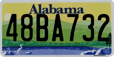 AL license plate 48BA732