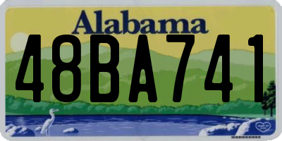AL license plate 48BA741