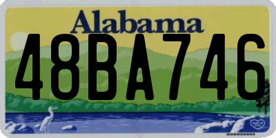 AL license plate 48BA746