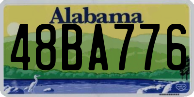 AL license plate 48BA776