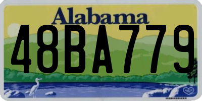 AL license plate 48BA779