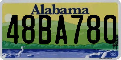 AL license plate 48BA780