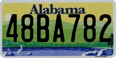 AL license plate 48BA782