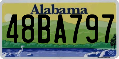 AL license plate 48BA797