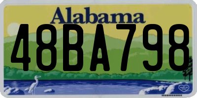 AL license plate 48BA798