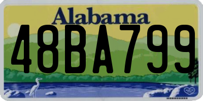 AL license plate 48BA799