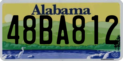 AL license plate 48BA812