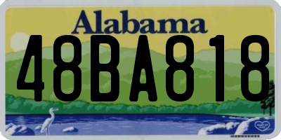AL license plate 48BA818