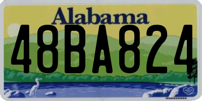 AL license plate 48BA824