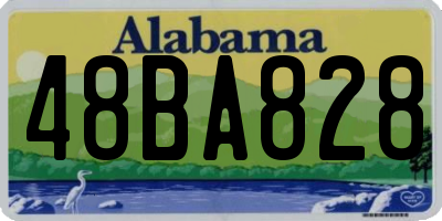 AL license plate 48BA828
