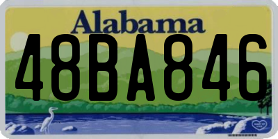 AL license plate 48BA846