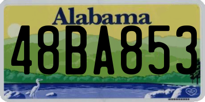 AL license plate 48BA853