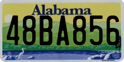 AL license plate 48BA856