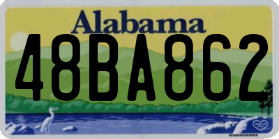 AL license plate 48BA862