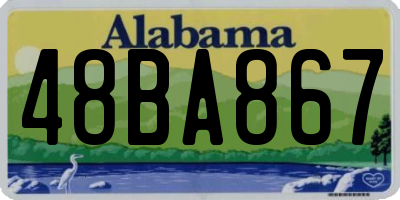 AL license plate 48BA867