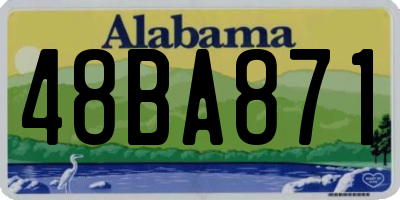 AL license plate 48BA871