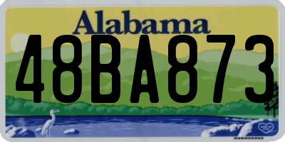 AL license plate 48BA873