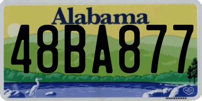 AL license plate 48BA877