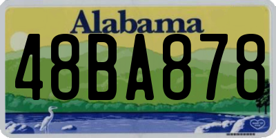 AL license plate 48BA878