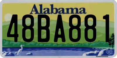 AL license plate 48BA881
