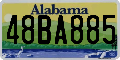 AL license plate 48BA885