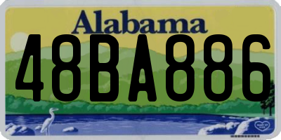 AL license plate 48BA886
