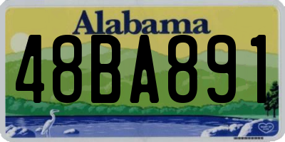 AL license plate 48BA891