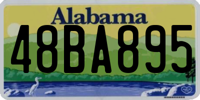 AL license plate 48BA895
