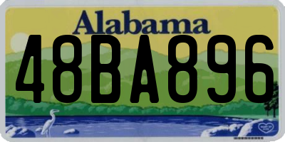 AL license plate 48BA896
