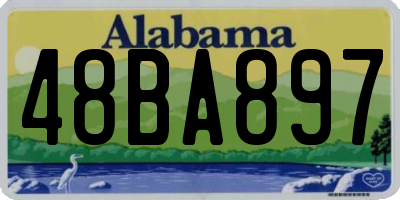 AL license plate 48BA897