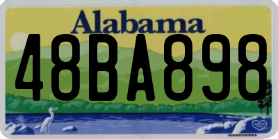 AL license plate 48BA898