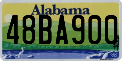AL license plate 48BA900
