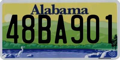 AL license plate 48BA901