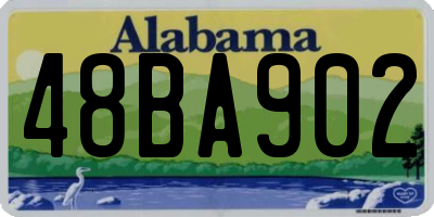 AL license plate 48BA902