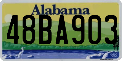 AL license plate 48BA903
