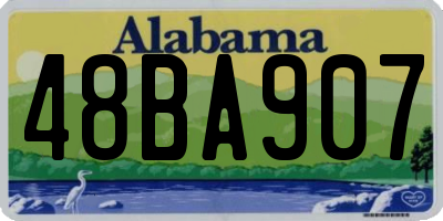AL license plate 48BA907