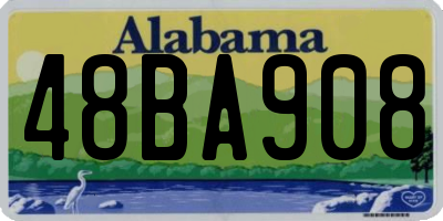 AL license plate 48BA908