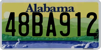 AL license plate 48BA912