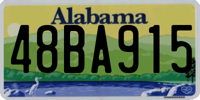 AL license plate 48BA915