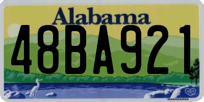 AL license plate 48BA921