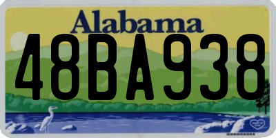 AL license plate 48BA938