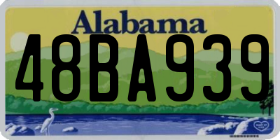 AL license plate 48BA939
