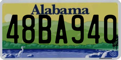 AL license plate 48BA940