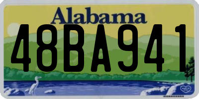 AL license plate 48BA941