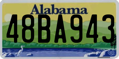 AL license plate 48BA943