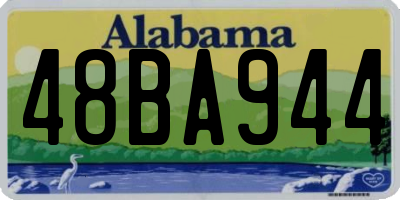 AL license plate 48BA944
