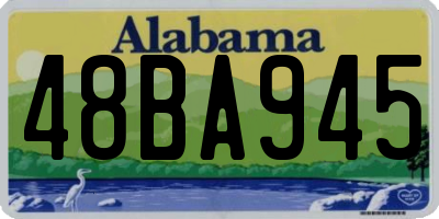 AL license plate 48BA945