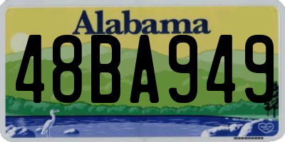 AL license plate 48BA949
