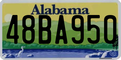 AL license plate 48BA950