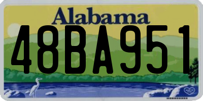 AL license plate 48BA951